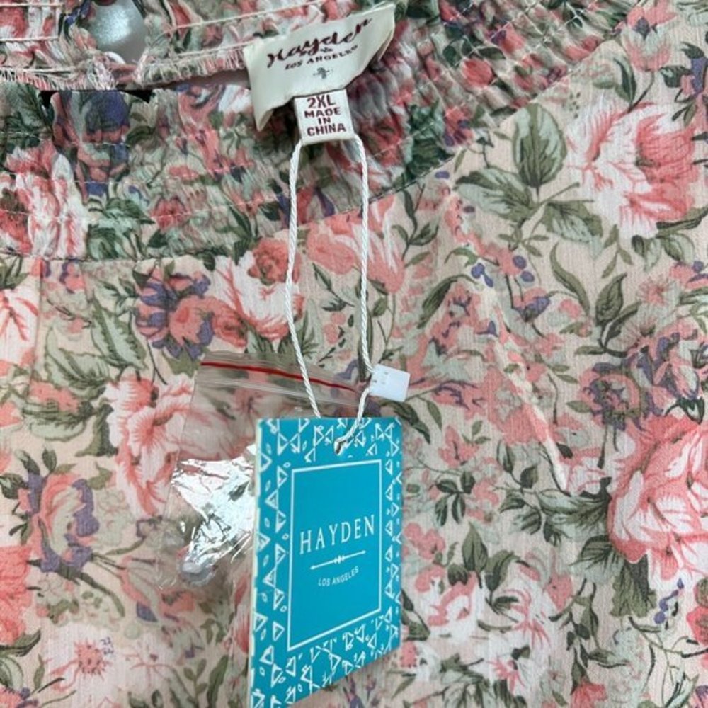 Hayden Pink Floral Midi Dress - Picture 4 of 6
